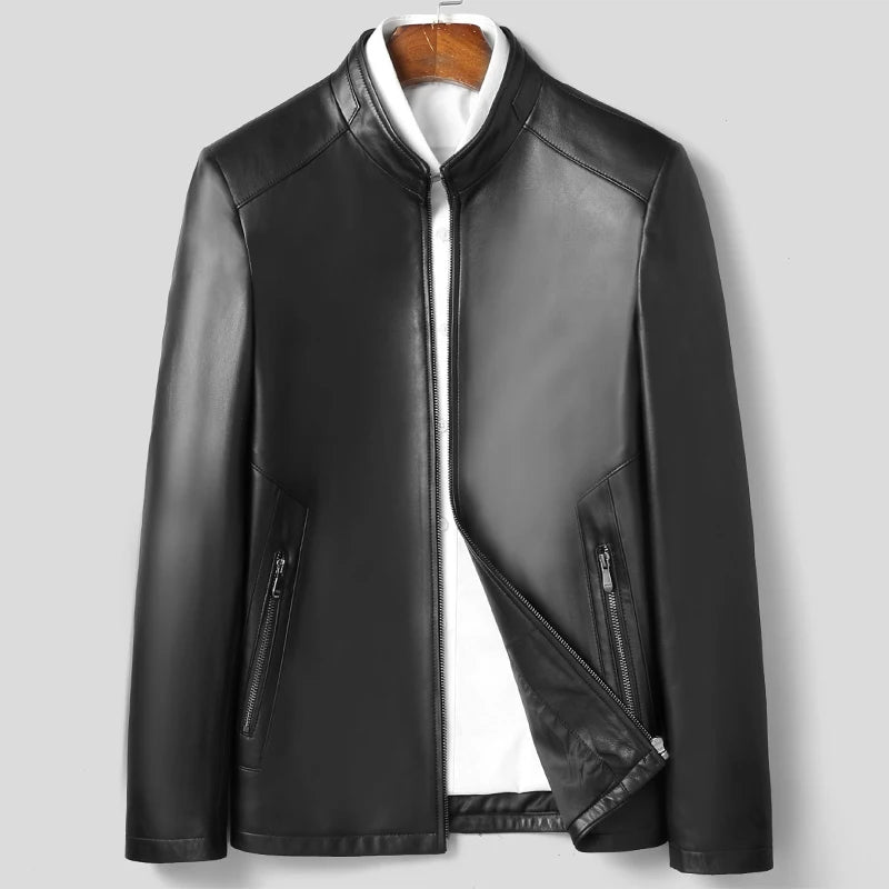 Leather Jacket - Spring Autumn Men's Classic Oversized Tops