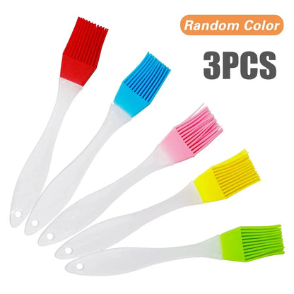 Temperature Resistant BBQ Cake Baking Silicone Oil Brush Kit
