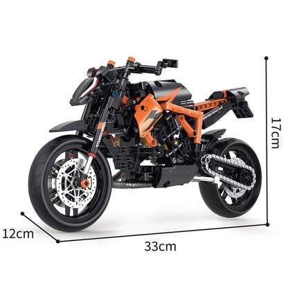 Motorbike Model Building Blocks Sets Kids Toy