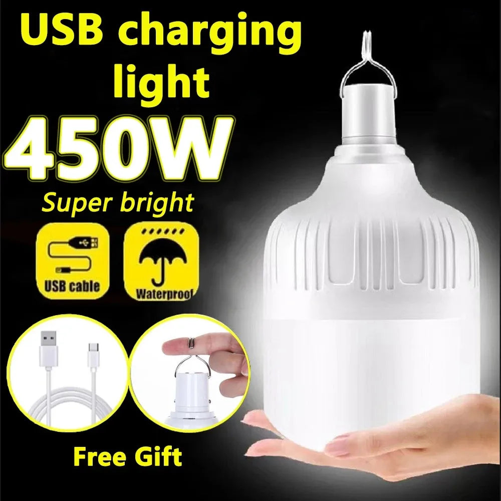 Wiederaufladbare LED-Campinglaterne