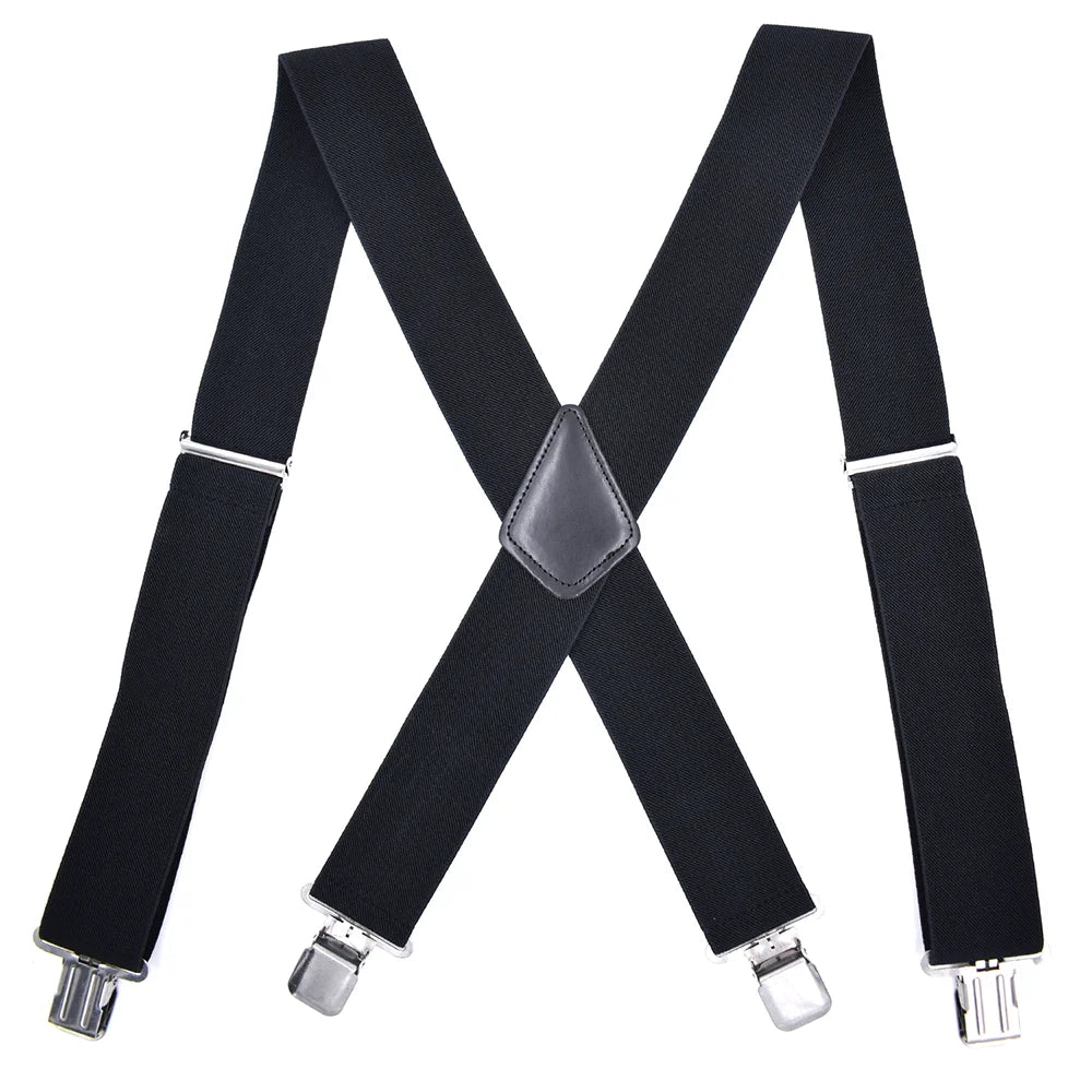 Heavy-Duty 2-Inch Suspenders for Men