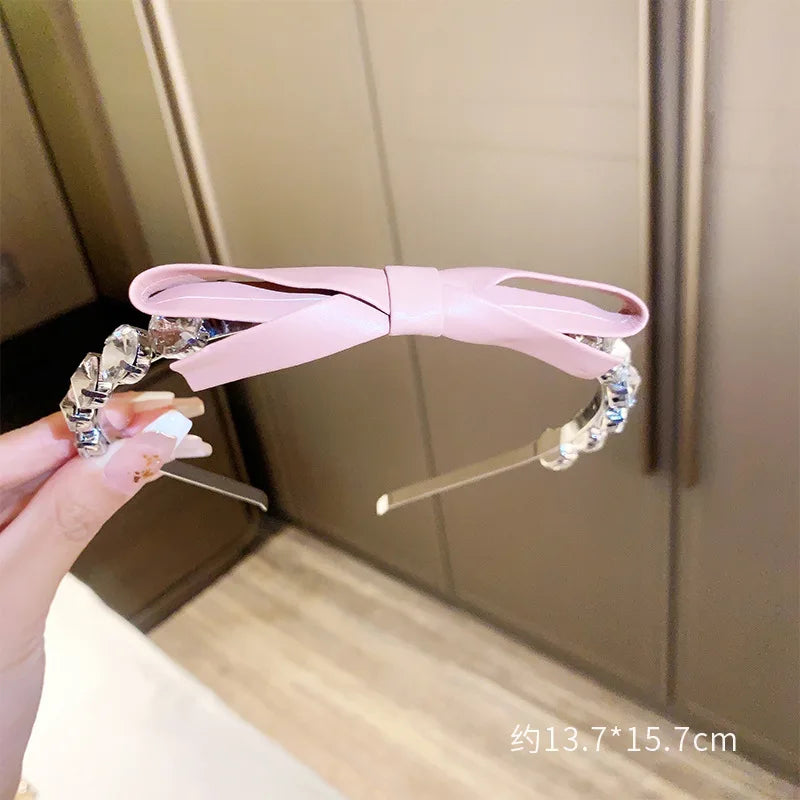 Bandes de cheveux en strass brillant pour femmes