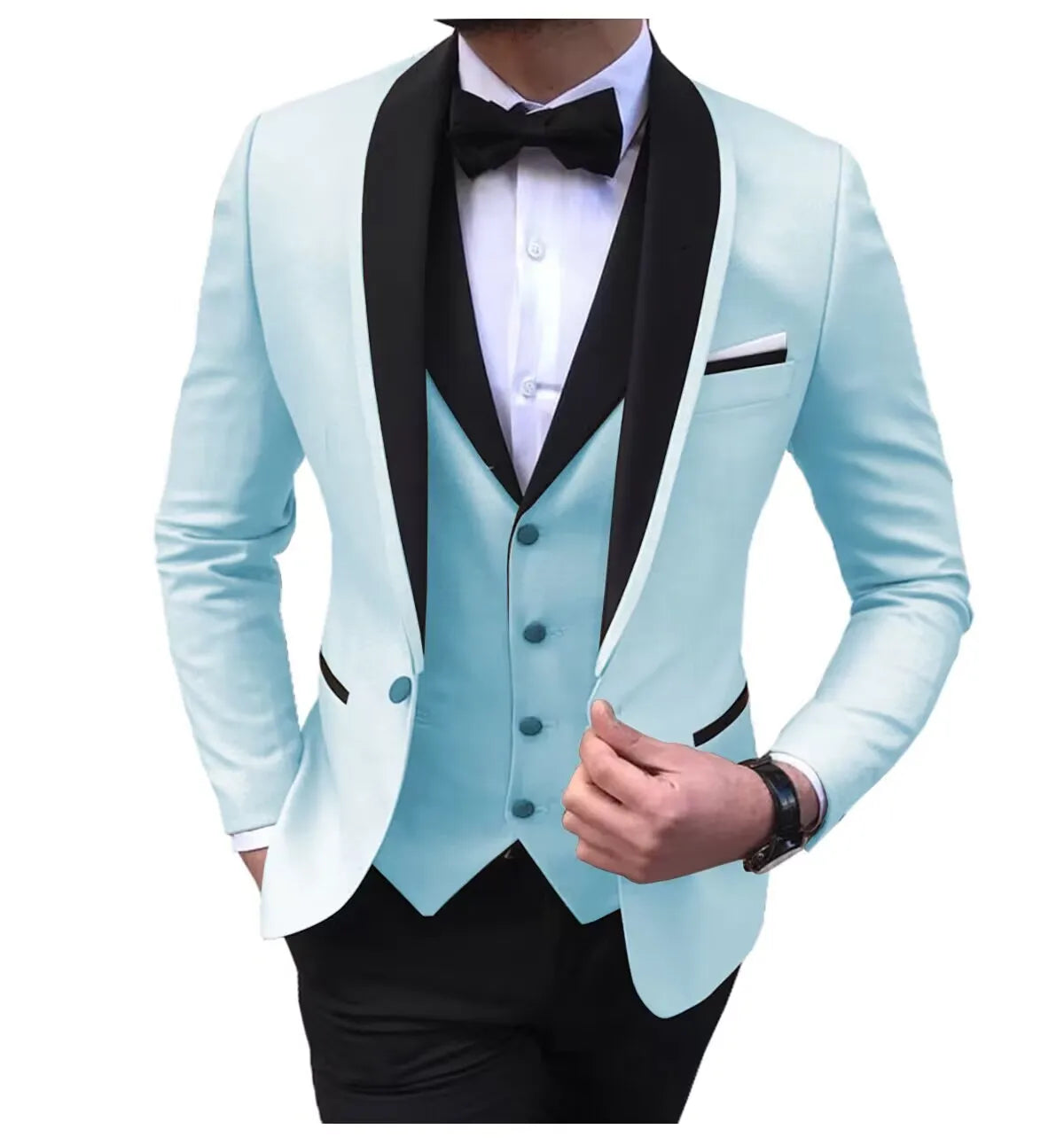 Costume de mariage slim 3 pièces pour hommes