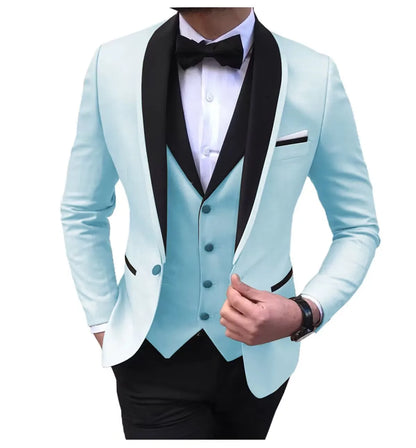 Costume de mariage slim 3 pièces pour hommes