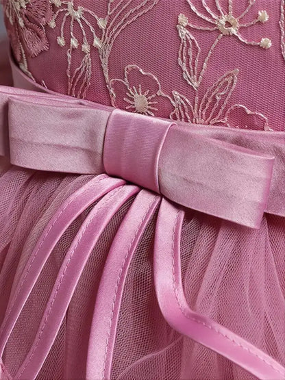 Robes d'été mi-longues pour filles de 4 à 6 ans