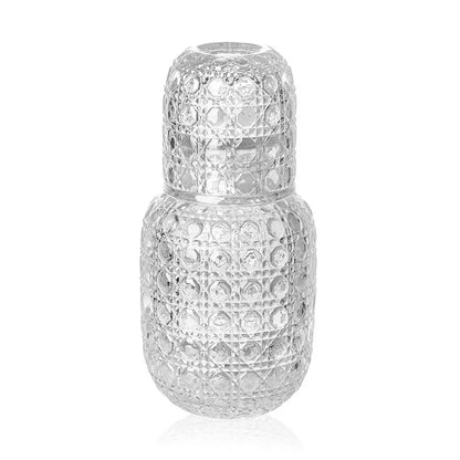 Crystal Bedside Carafe with Tumbler Glass