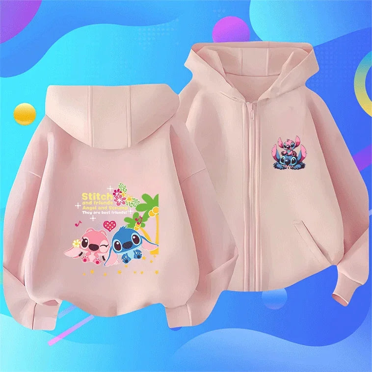 90s Cartoon Lilo and Stitch Hoodie - Cute Anime Sweatshirt