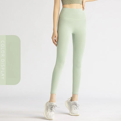Nahtlose Yoga-Leggings mit hohem Bund für Damen – Po-Lifting- und Bauchkontrolle fürs Fitnessstudio