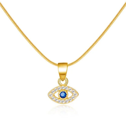Gold Evil Eye Bracelet with Blue Zircon – Adjustable Handmade Lucky Nazar Bracelet