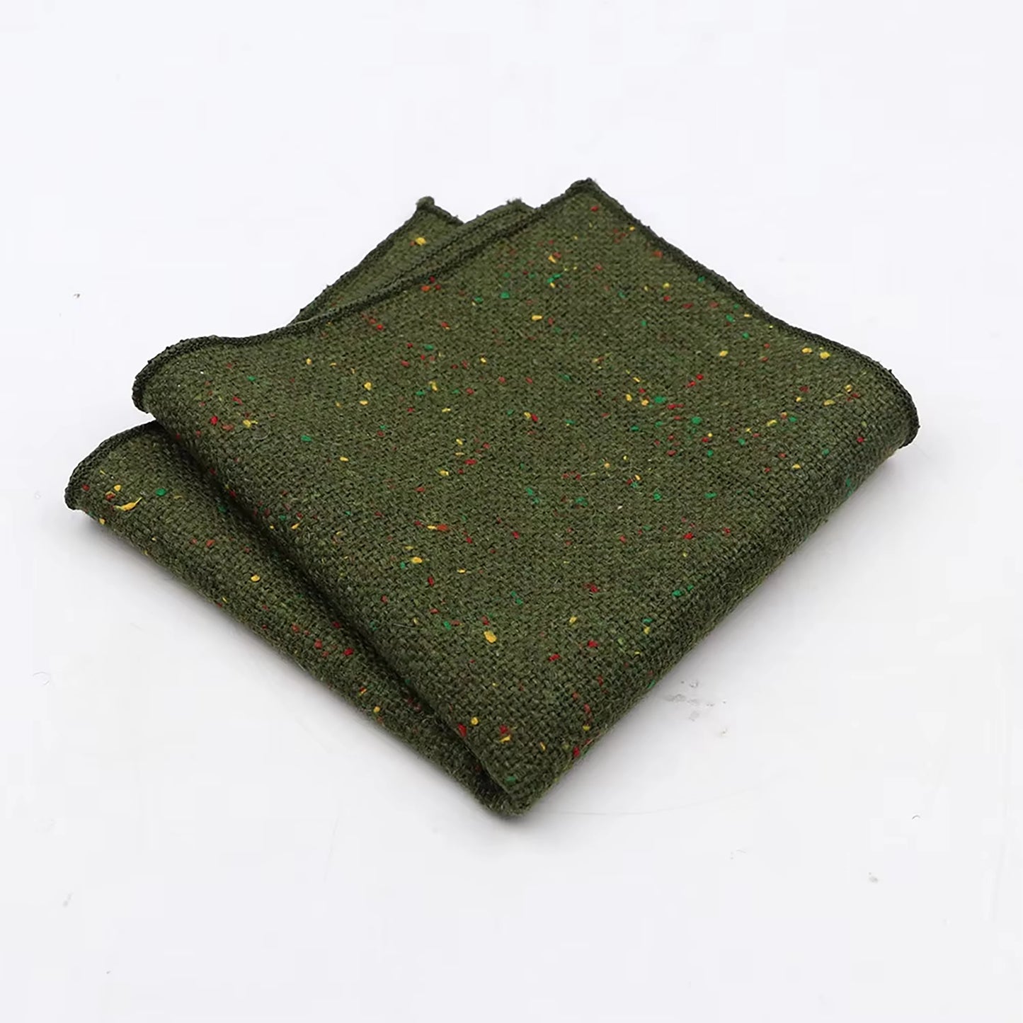 Mouchoir en coton uni pour homme – Pochette en laine mélangée douce