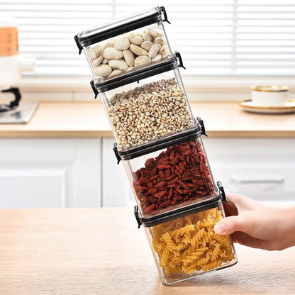 5-Piece Moisture-Proof Kitchen Storage Jars Set