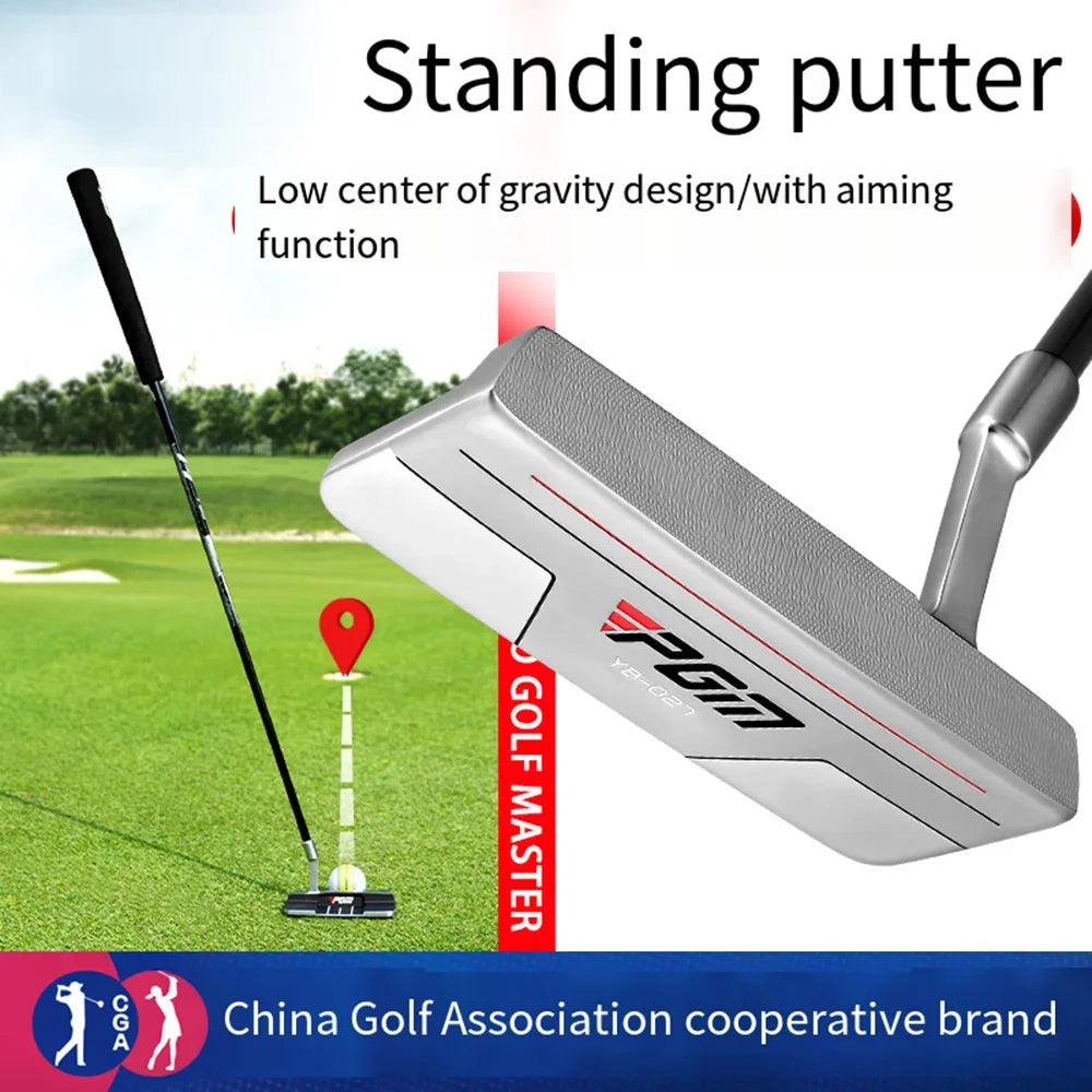Stand Up Putter mit Edelstahlschaft, Mallet-Golf-Putter