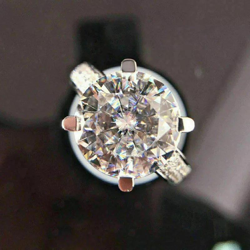 Crystal Zircon Wedding Ring for Women