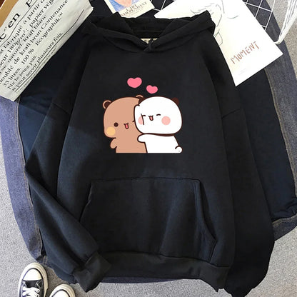Cartoon Panda Bubu And Dudu Plus Size Hoodie