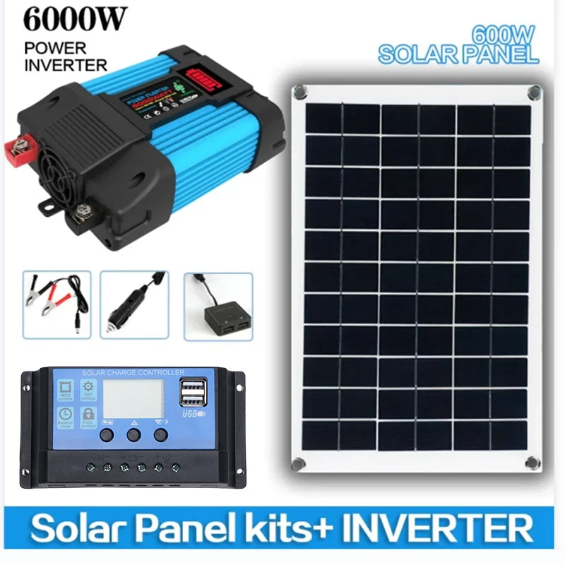 Complete Solar Panel Kit With Battery And Inverter