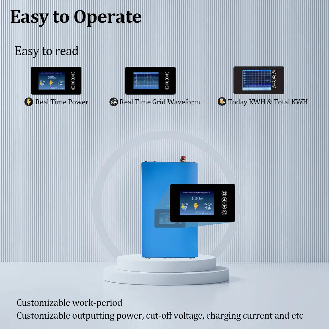 1KW MPPT Grid Tie Solar Inverter