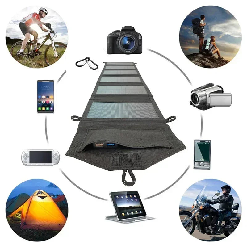 Fast Phone Charging 1000W Foldable Solar Panel