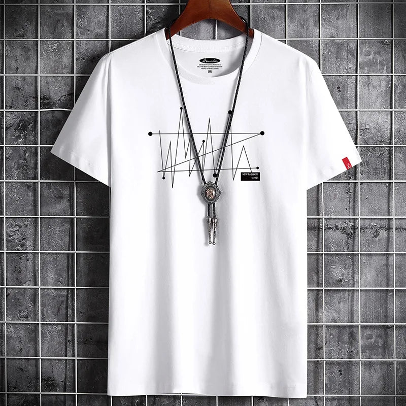 Oversize Loose Cotton Short Sleeve Casual Tshirt