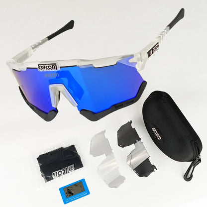 Photochromic Polarized Cycling Sunglasses UV400 – Lightweight Sports Glasses