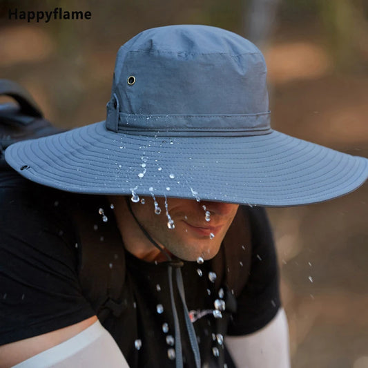 Chapeau bob imperméable avec protection UV pour l'extérieur