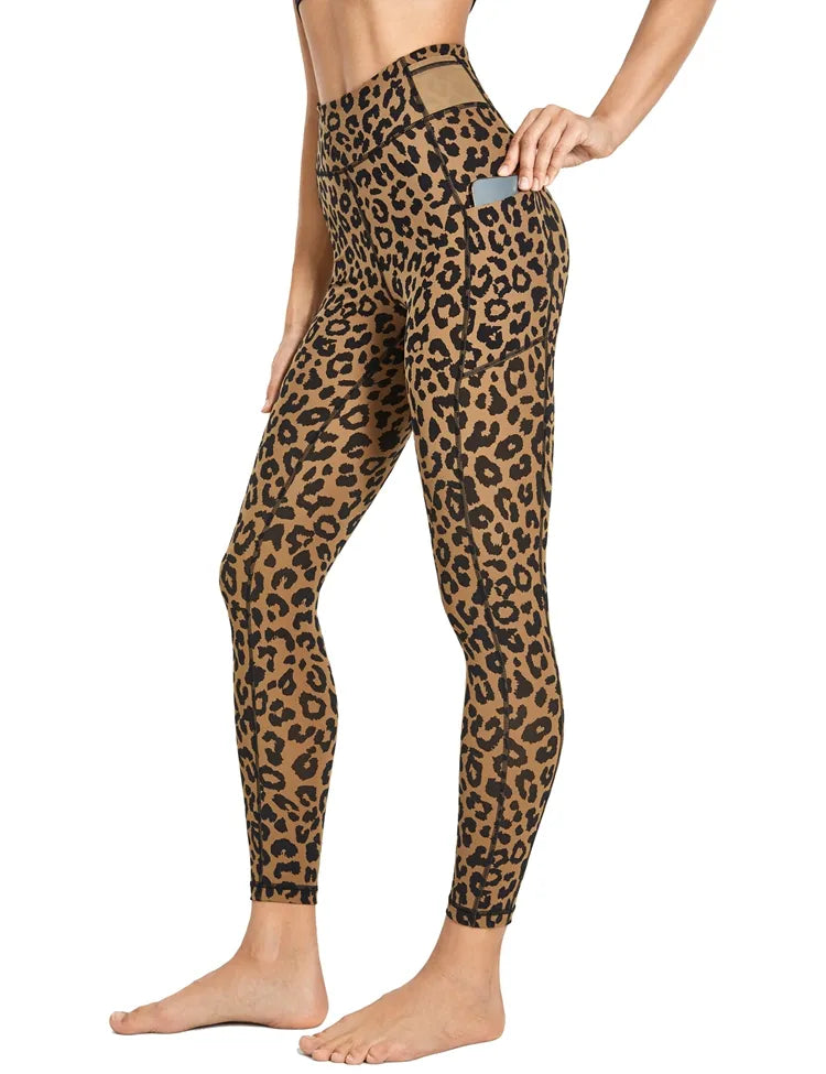 Legging cargo taille haute pour femme