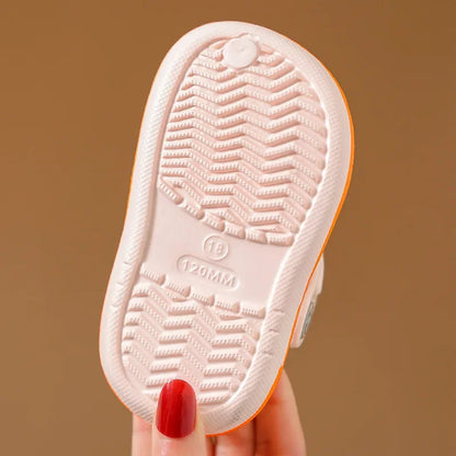 Shoes for Small and Medium-sized Babies Flip Flops Children's   Indoor Soft S Cartoon