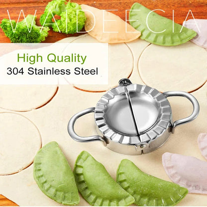 Stainless Steel Dumpling Mold Manual Kitchen Pastry Press