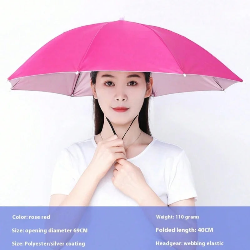 Leichter elastischer Angelhut mit Schirm – Golfschirm 