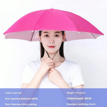 Leichter elastischer Angelhut mit Schirm – Golfschirm 