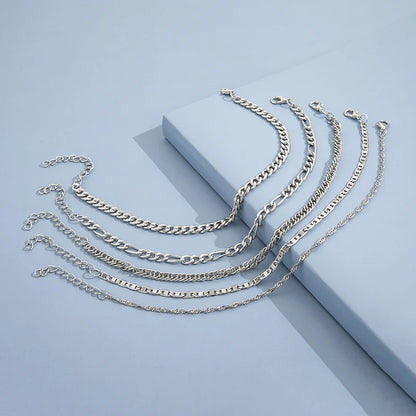 Fashion Metal Chain Multilayer Anklet