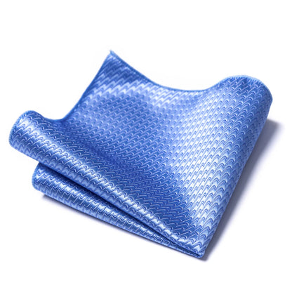 Mouchoirs de poche rayés bleu foncé