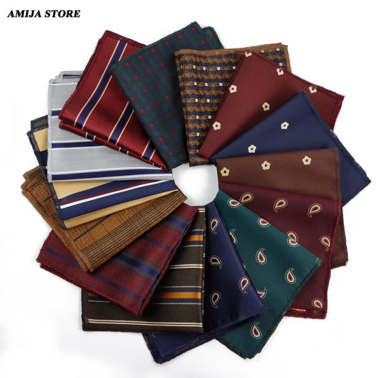 Men’s Floral Pocket Square – Premium Printed Handkerchief