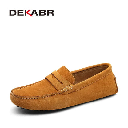 Frühling/Sommer Hochwertige echtes Leder Herren Mokassins Loafers