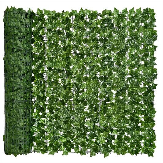 Künstliche Efeu-Heckenzaunplatten – künstliches Grün
