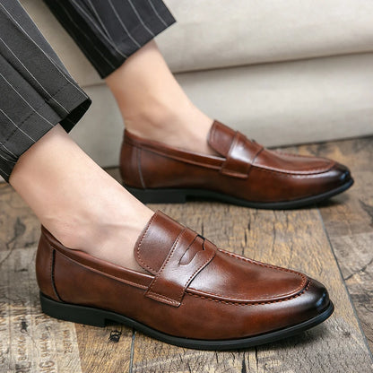 Slip On Formal Comfortable Leather Tassel Loafers for Men