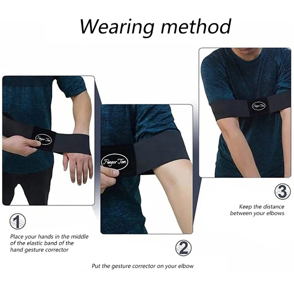 Elastic Golf Swing Trainer Arm Band