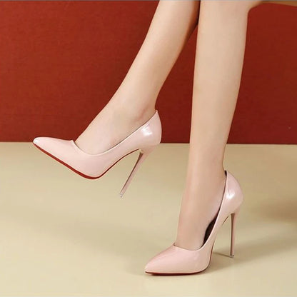 Damenschuhe mit spitzer Zehenpartie und Stilettoabsatz