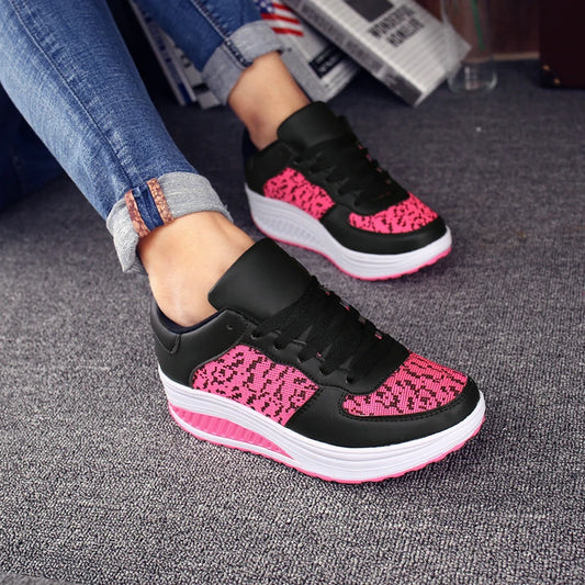 Women's White Cushioned Nurse Shoes - Fly Weave Sneakers