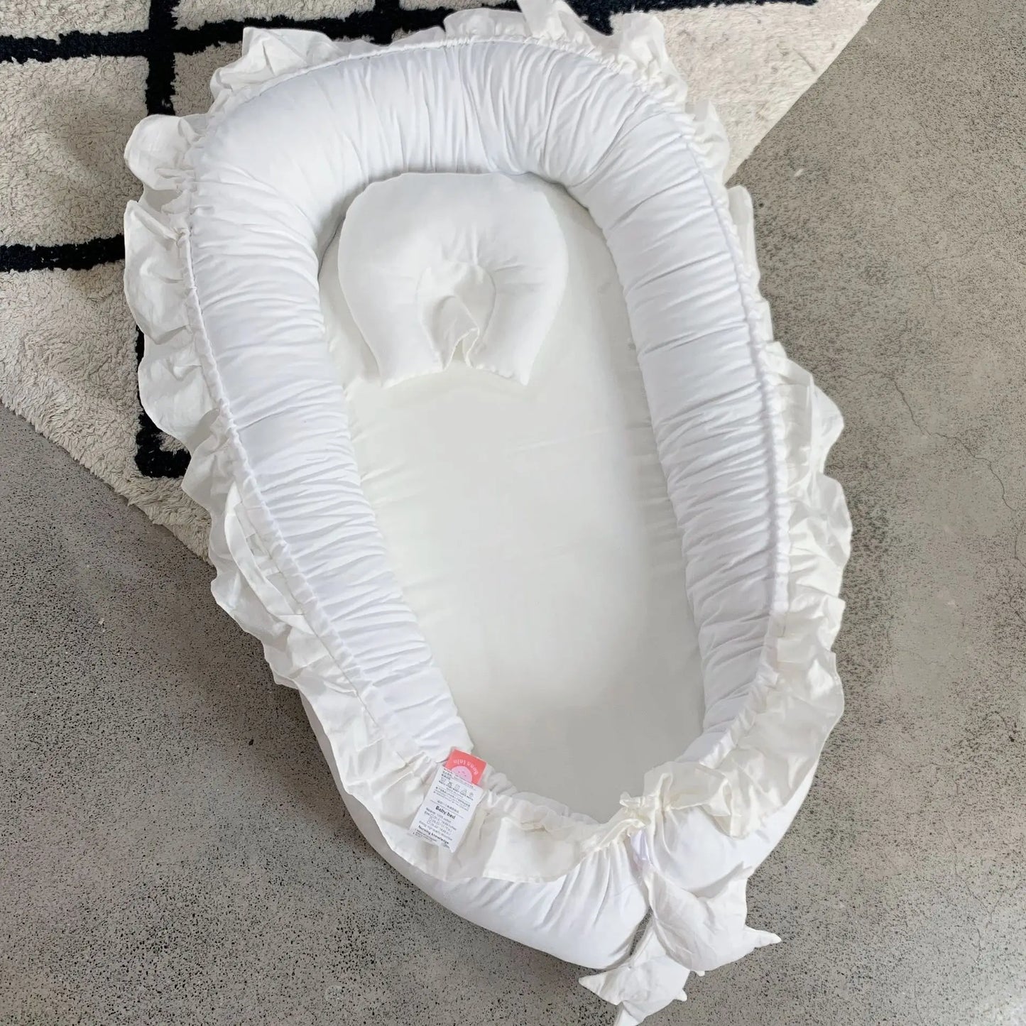 15 cm großes, abnehmbares Schlafnest aus Baumwolle für Babybetten