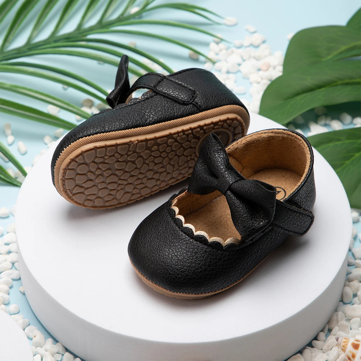 Baby Girl Non-slip Butterfly Knot Infant Crib Shoes