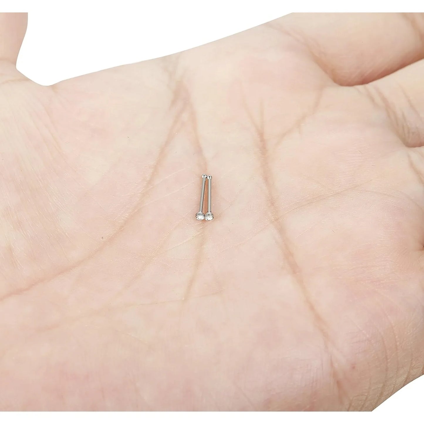 Nasenpiercingring aus 22G Edelstahl – Nasenpiercingstift aus Chirurgenstahl