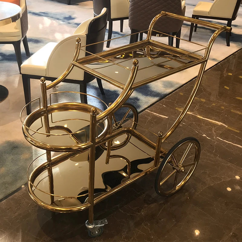 Mobile Kitchen Island Cart for Multi-Purpose Use