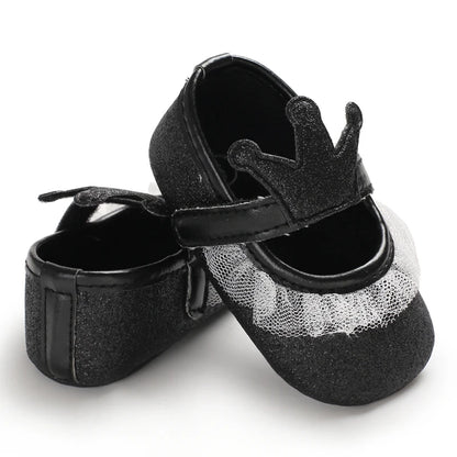 Chaussures bébé nouveau-né roses antidérapantes