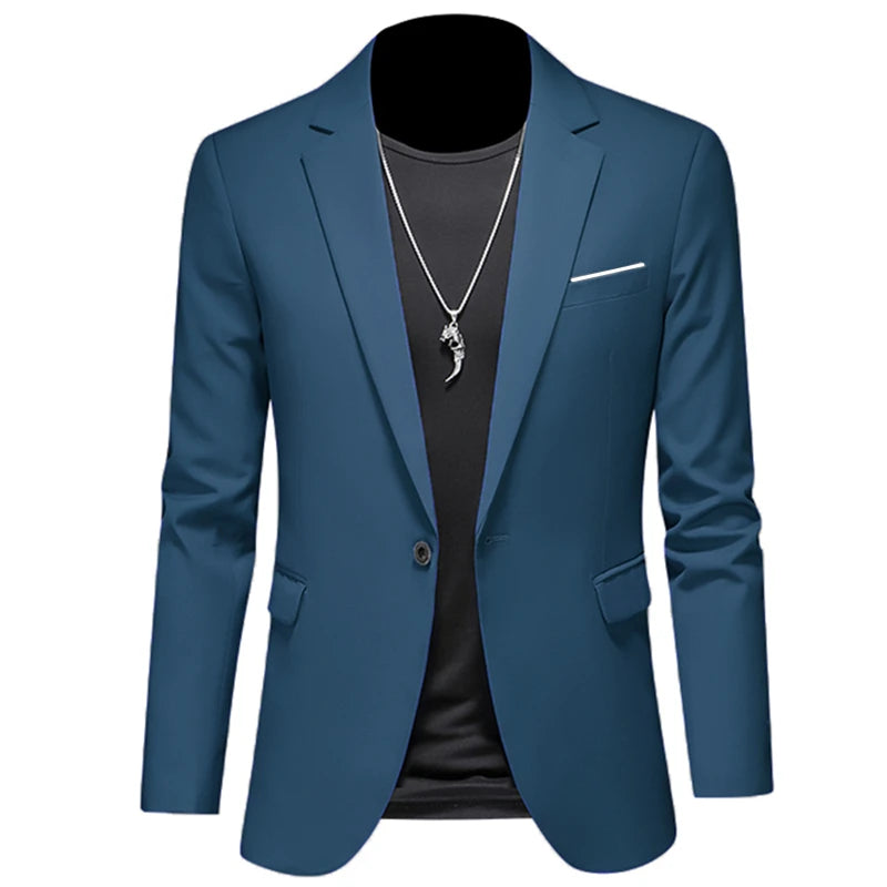 Nouveau blazer décontracté pour homme Slim Fit