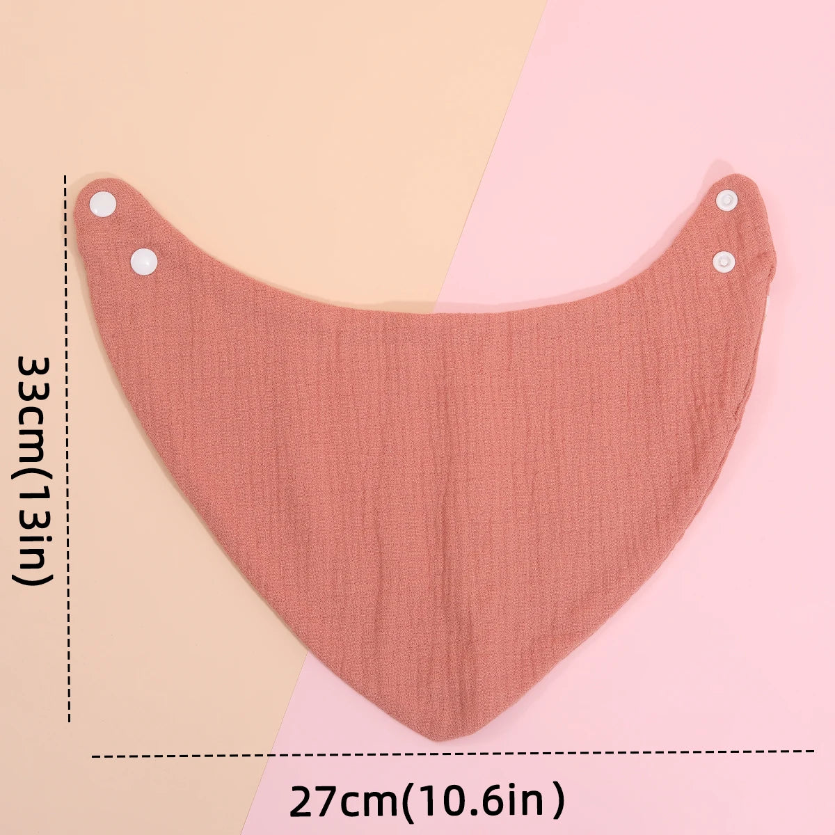 Neugeborenes Baby füttert Sabberlätzchen, Baumwollzubehör, einfarbig