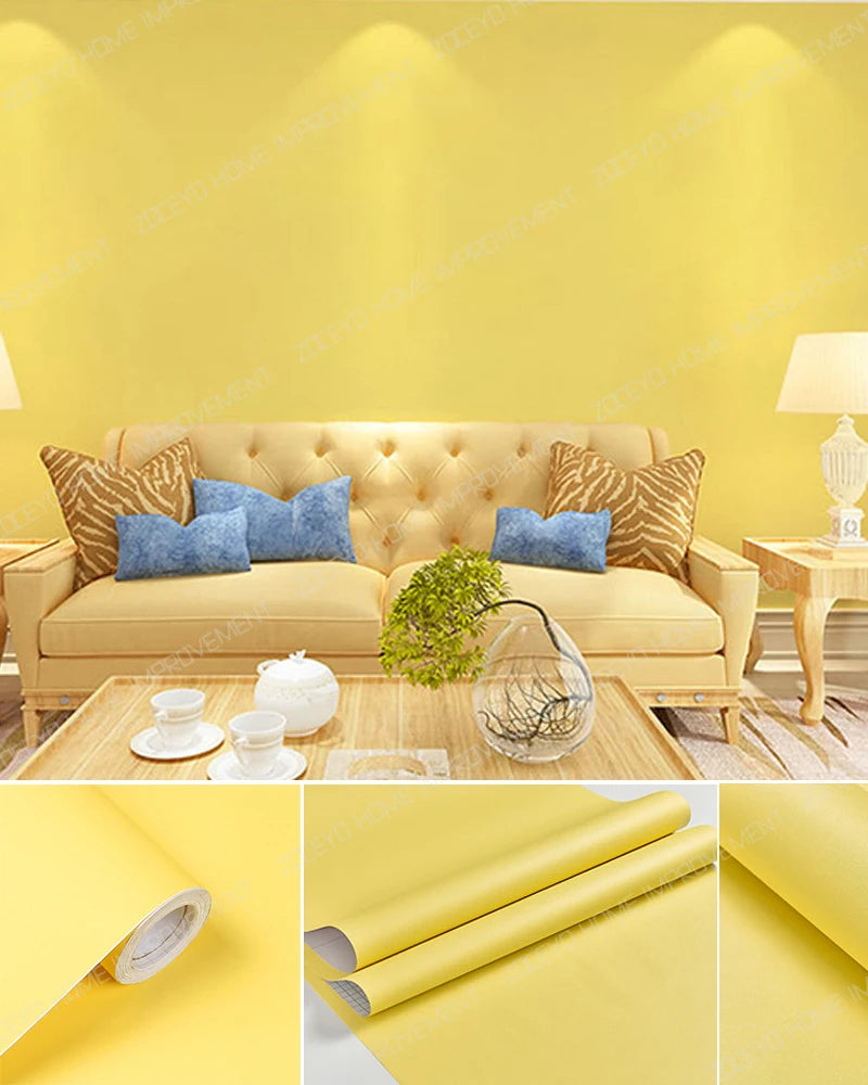 Decorative Wall Paper Furniture Renovation Stickers Kitchen Cabinet Waterproof Wallpaper.