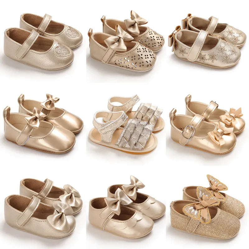 Golden Princess Baptism Shoes Collection