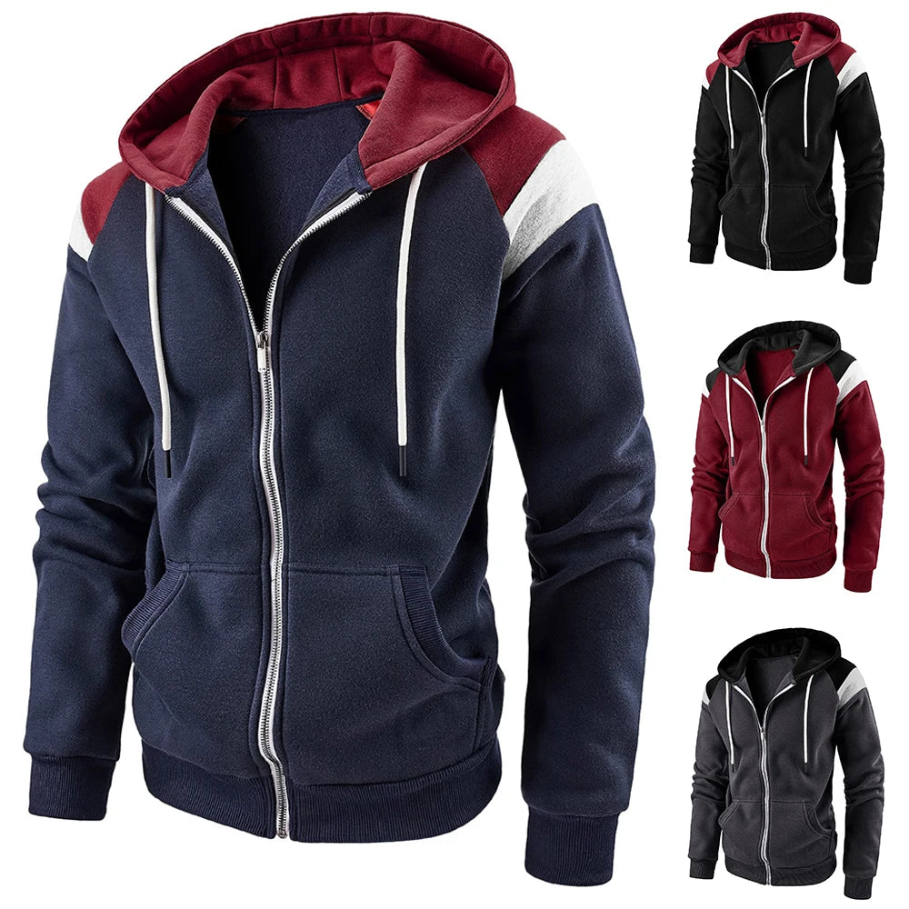 Men's Fleece Hoodie for Casual Winter