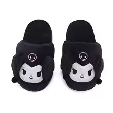 Movable Ears Cartoon Kawaii Cute Cotton Slippers Melody Kuromi Plush Plushie Shoes Home Indoor Slippers
