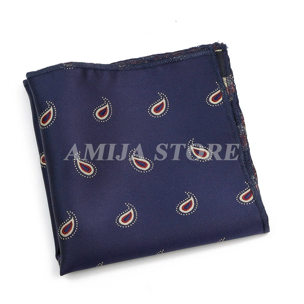 Men’s Floral Pocket Square – Premium Printed Handkerchief